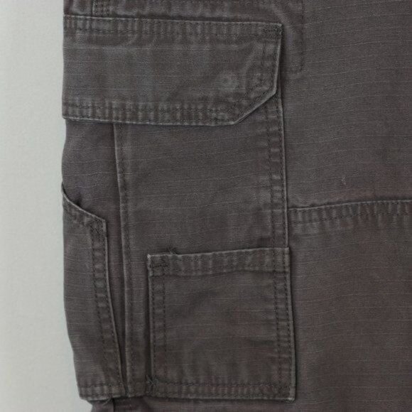 Wrangler Riggs Workwear Men's 44x32 Gray Ripstop Double Knee Carpenter Pants - Picture 7 of 10